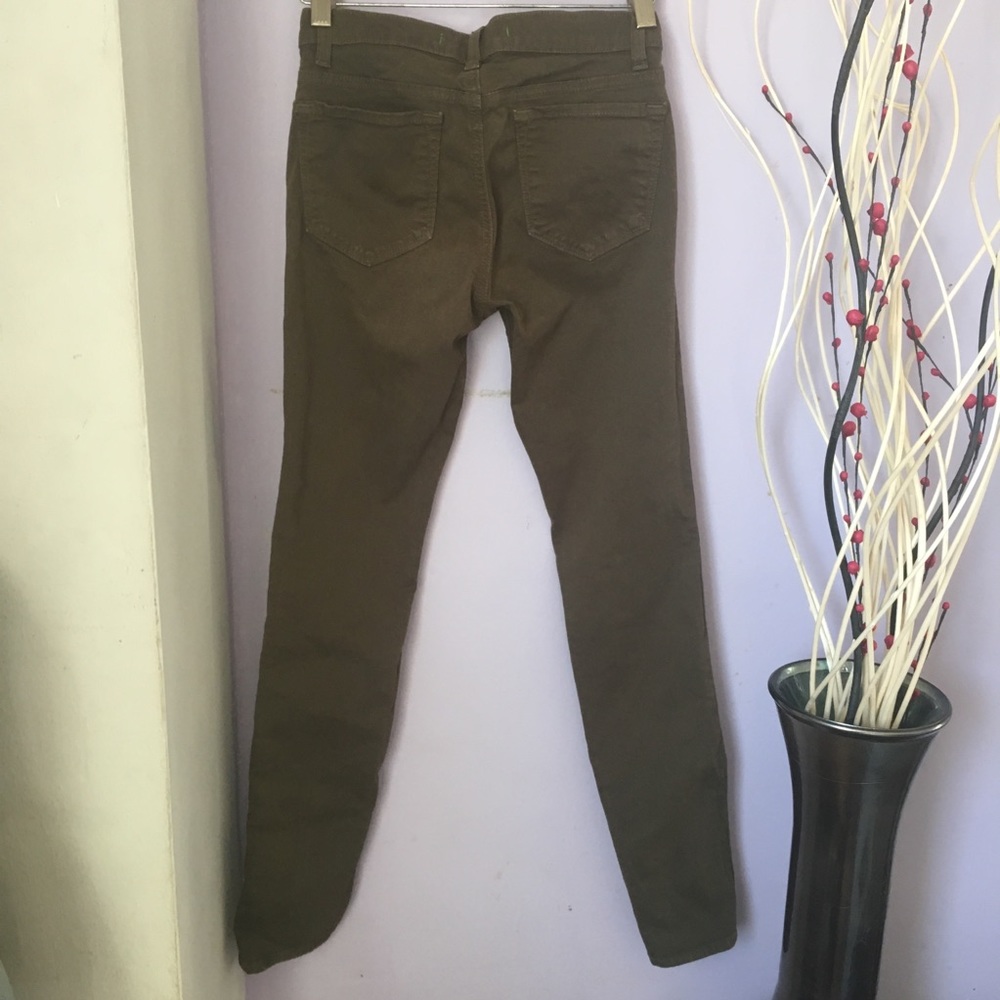 J Brand The Skinny Moriah Olive Jeans - Picture 4 of 8
